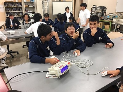 血中酸素飽和度測定の実際(3年生)